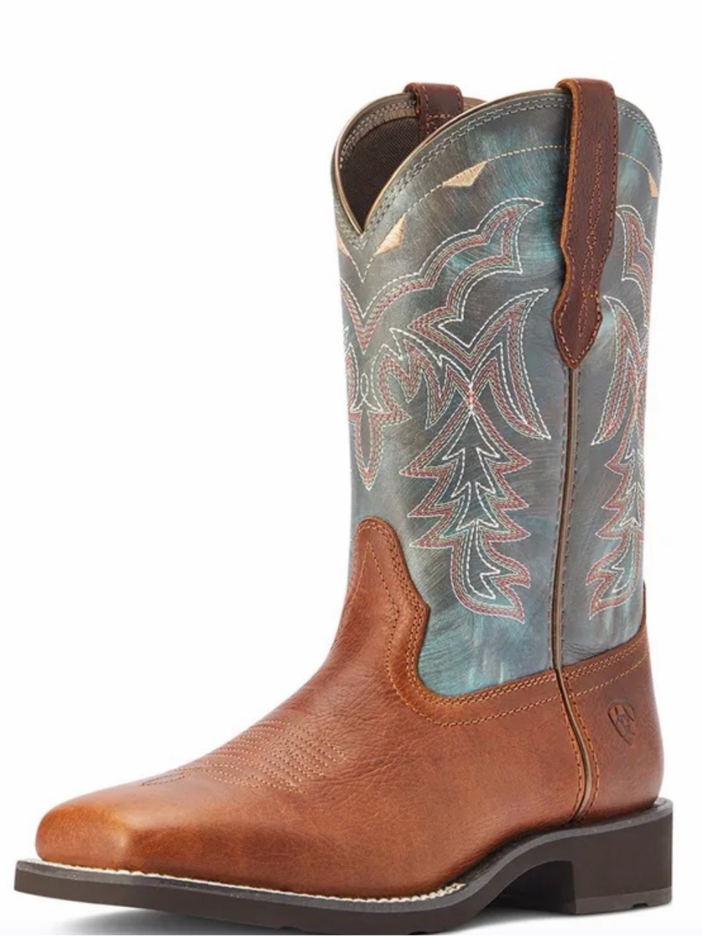 Ariat Delilah Boot in Spiced Cider and Teal River
